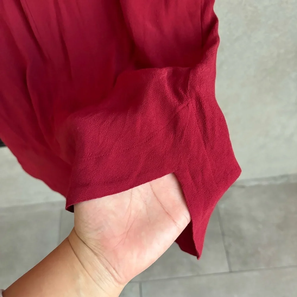 NWT Madewell Red Du Jour Tunic Dress, Size XS - Picture 9 of 15